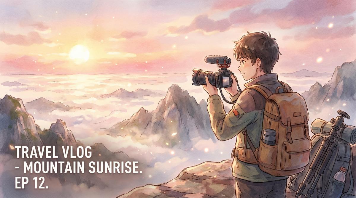 四虎旅行视频分享山顶日出